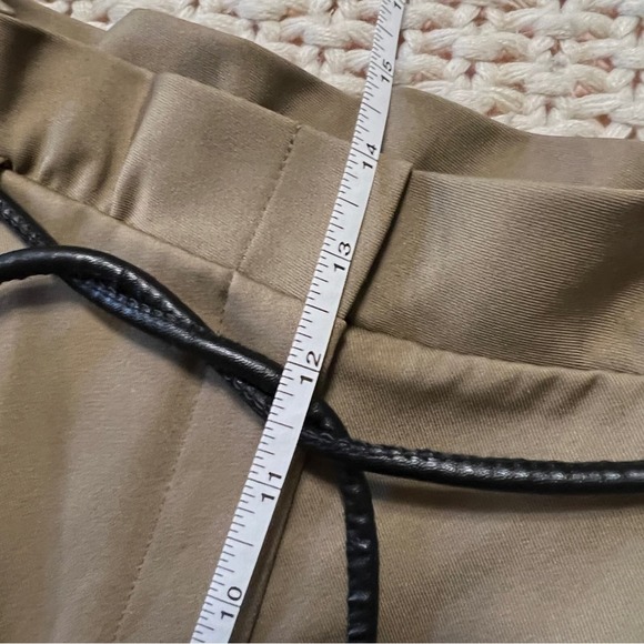 Ted Baker Tan Paperbag High Rise Pants 4 US L - Picture 6 of 8